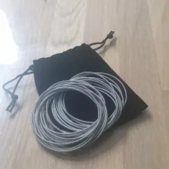 NEW 2 mm‎ Platinum Plated Stainless Steel 316L Stackable Guitar String Bracelets - Picture 13 of 16